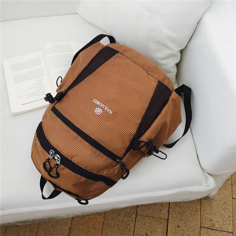 Lightweight Ripstop Outdoor Backpack Multi Pocket Adjustable Strap Casual Daypack for Hiking Travel and Daily Commute
