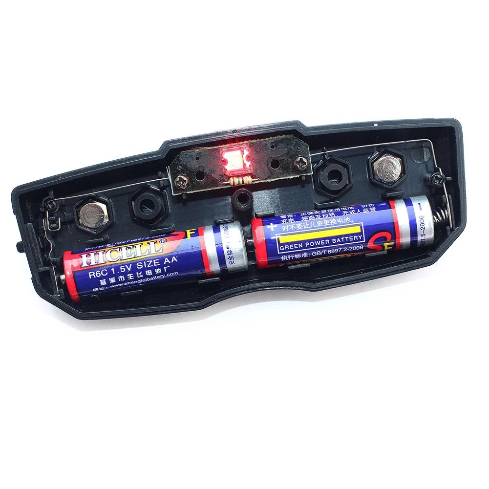 1/2PCS Bike Rack Tail Light LED MTB Bike Luggage Rack Reflective Light MTB Riding Warning Reflector Cycling Accessories
