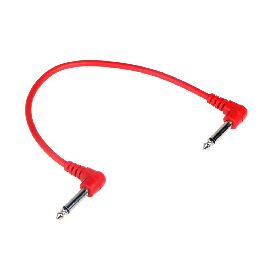 6PCS Guitar Effects Connection Cable Different Colors High Fidelity Noise Reduction Effect Pedal