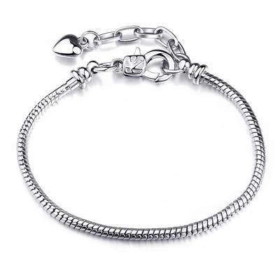 High Quality Silver Snake Chain Fine Bracelet 925 Fit European Authentic Charm Bracelet For Women Diy Jewelry Making