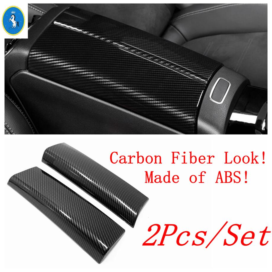 Carbon Fiber Trunk Door Switch Button / Air AC Outlet Armrest Glass Lift Panel Cover Trim For Benz CLA 200 C118 W118  - 2024