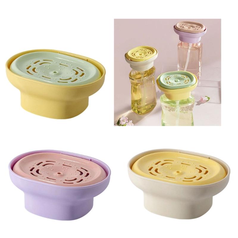 Hygienic Dishwashing Liquid Press Sink Hand Soap Dispenser Kitchen Detergent Presser Pump With Sponge Tray