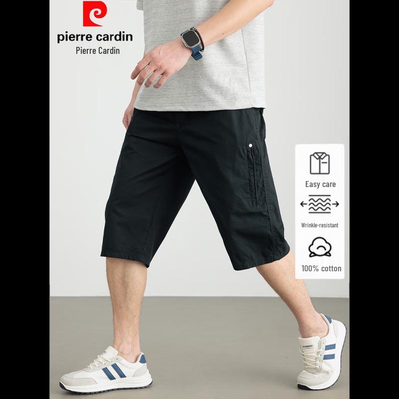 Pierre Cardin Men's Summer 100% Cotton Capri Pants