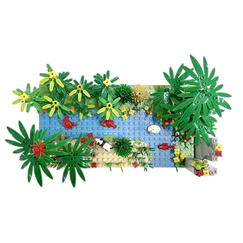 Klasické základní desky 16x16 bodů Styly Rovné Zakřivené Řeka Stavební kostky Figurky Stavebnice Kostky Plastové základní desky