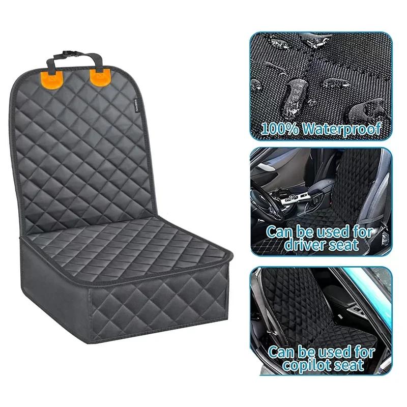 Car Dog Mat Anti Slip Dirt Proof Waterproof Car Pet Front Seat Cushion Pet Car Protection Mat Outdoor Travel Dog Mat Accessories