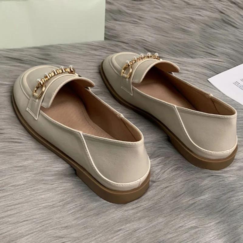 Fashion Office Women's Flat Shoes Loafers Round Toe Slip-on Quick Delivery Casual Luxury Brand Summer 2025 Young Lastest Ladies Footwear
