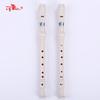 Swan ABS German Soprano Recorder for Students, 6/8-Hole, White Flute