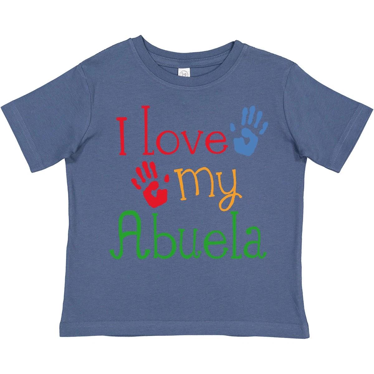 Inktastic I Love My Abuela Toddler T-Shirt Grandma Grandmother Grandkids Familia 100