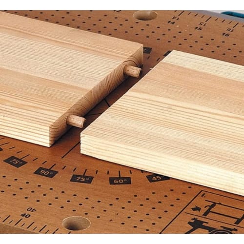 CESFONJER Dowel Kit, Includes 60 6mm, 34 8mm, and 22 10mm Wood Dowels, 6 Dowel Markers, 3 Drill Bit Depth Stop Collars, and a Hex Wrench for Furniture