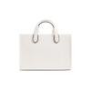 MICHAEL KORS Gigi Logo Logo Zipper Closure Leather Hand-held Shoulder Crossbody Bag Small Women's White