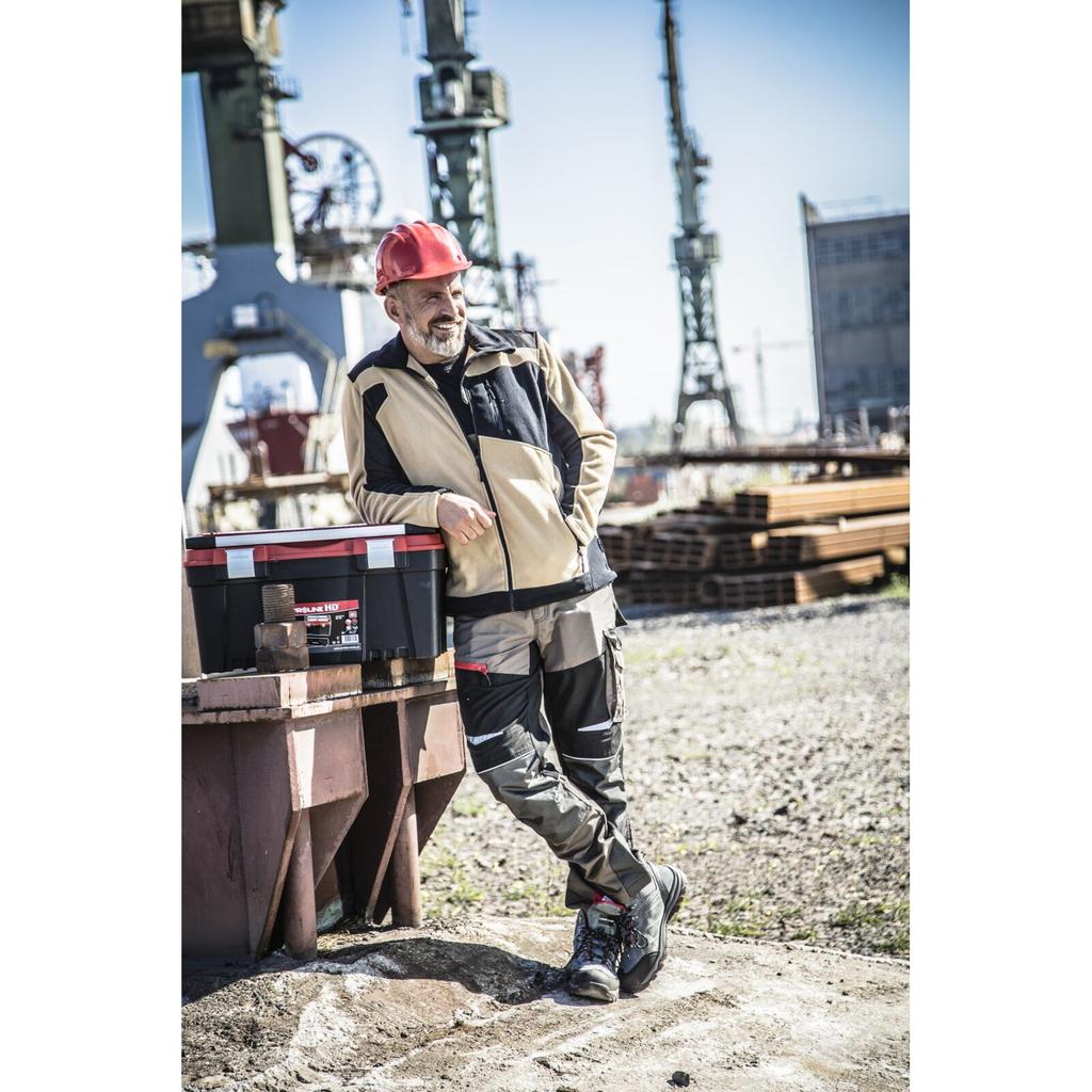 Khaki-Black Trousers with Stretch Inserts, "2Xl", Ce, Lahti