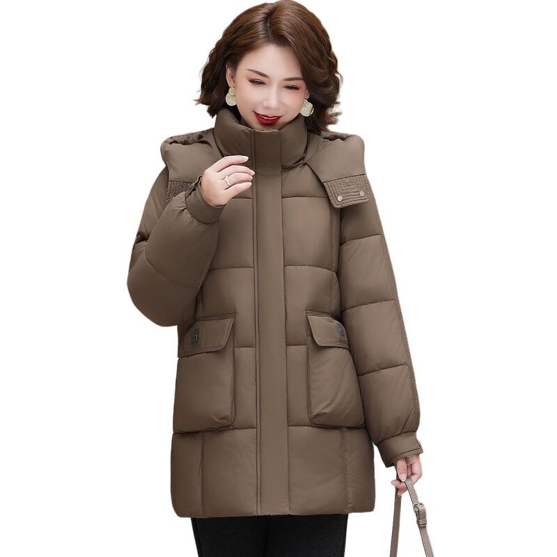 Hodo Women's Mid-Length Winter Cotton Jacket