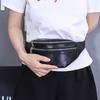 Unisex Korean Fashion Waist Bag Banana Chest Bag PU Large Capacity Chest Bag Sports Multifunctional Waist Bag