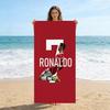Ronaldo Beach Towel World Soccer Cup Towel Quick-drying Towel Suitable for Seaside Pool Camping Vacation Yoga For Family Friends