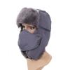 Hat supply Thickened Lei Feng hat Men and women with masks Winter full velvet ski ear protectors Waterproof thermal cap