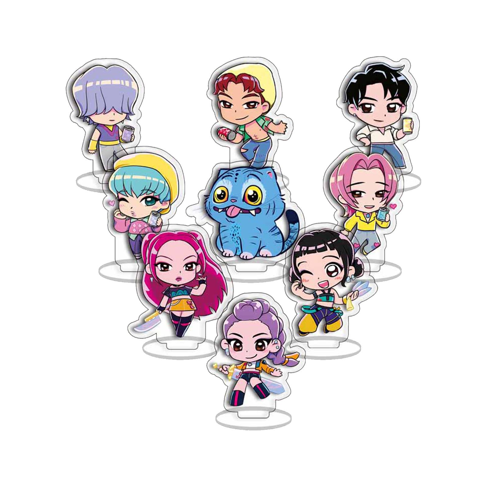 

Акриловый набор из девяти предметов 6 см Настольные украшения Праздничный подарок One Size