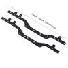 2Pcs RC Car Metal Chassis Beam Replacement Accessory for WPL C34 C34K C34KM 1Celsius16 Black