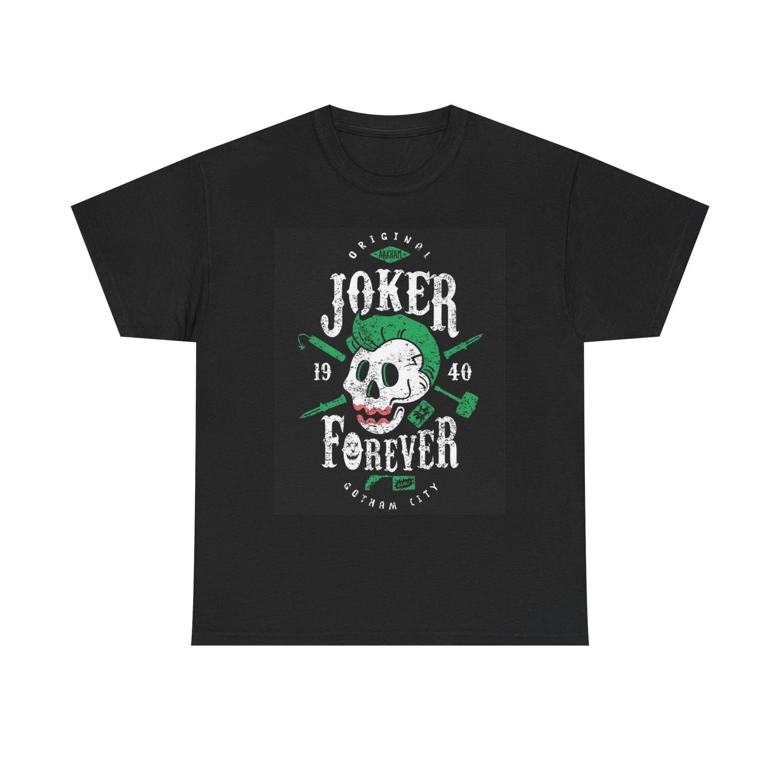 The Joker Forever Graphic T Shirt Vintage Unisex Heavy Cotton Tee 2XL