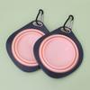 With Hanging Hook Pet Folding Bowl Bite Resistant Cat Dog Food Water Bowl Pet Travel Bowl  Outdoor