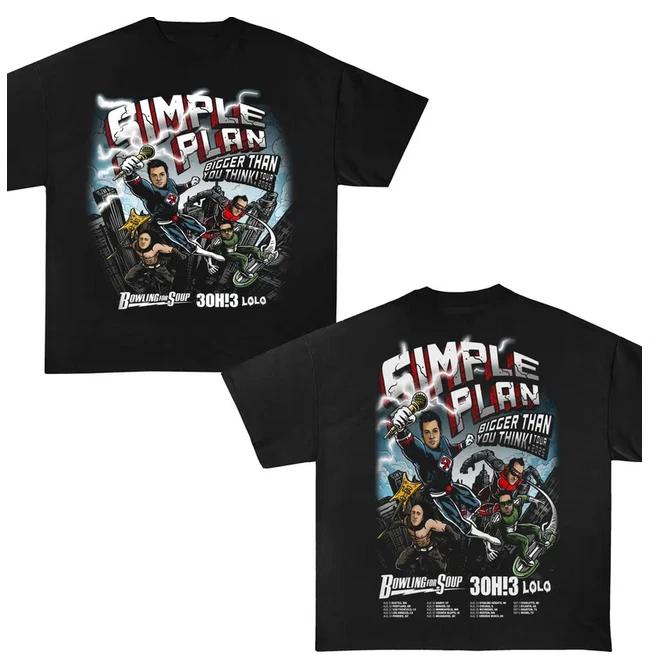 Simple Plan Bigger Than You Think! Tour 2025 Tshirt , Simple Plan T-Shirt. 2XL
