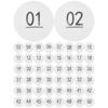 50Pcs Number Lottery Balls Activity Lottery Balls Entertainment Raffle Drawing Balls Party Game Balls