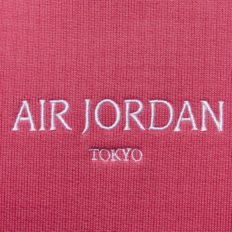 New Jordan AirJordan Wordmark Tokyo Sweatshirt Men's Purple Aster Pink FZ1173-629
