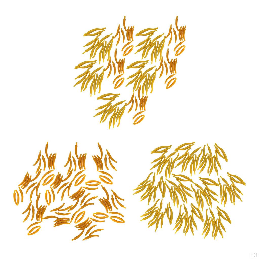 100 Pieces Artificial Calla Lily Stamens Lotus Flower Parts Art Arrangement DIY Cores