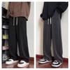 Men's Trendy American-Style Corduroy Wide-Leg Pants - Heavy Drape, Loose Straight Fit, Casual Trousers for Spring and Autumn