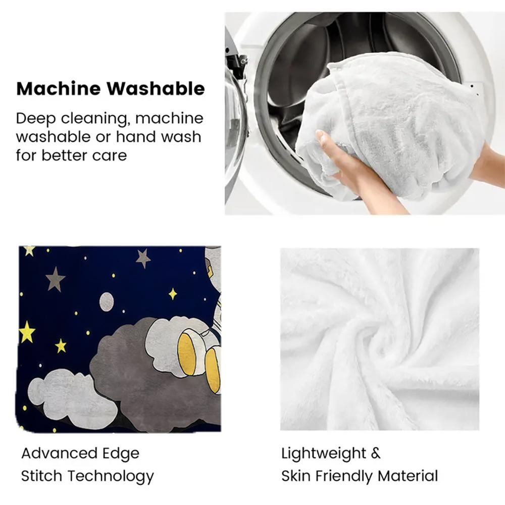 Animal flannel thin Blanket Picnic Bed Sofa Blankets Family Bedroom Children's Room Napping blankets fluffy