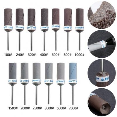 1 buc Tambur de șlefuire Stick cu șmirghel Coadă de 2,35 mm Capete de roți abrazive Nou Benzi de șlefuire Curea