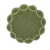 Heat Insulation Paper Woven Placemat Flower Shaped Home Decor Placemat  For Photo Prop