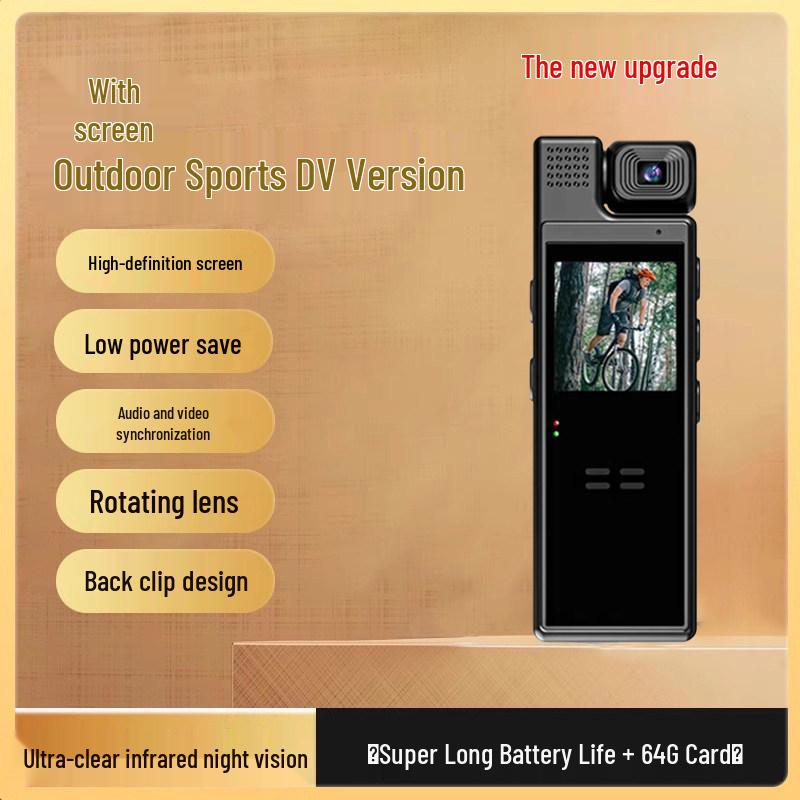 All-in-One Body Camera: Law Enforcement Recorder with Voice, Camera, and Remote Monitoring.