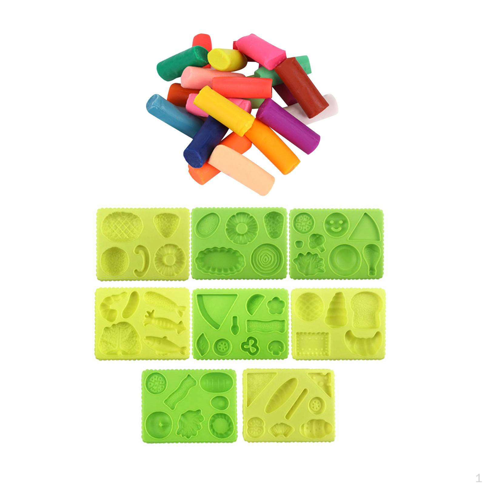 

Clay Toy Modeling Pretend play Crafts Set for Children style B