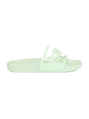 Superga 1908 Slide Clear Identity Green Prime Rose S51138wh02