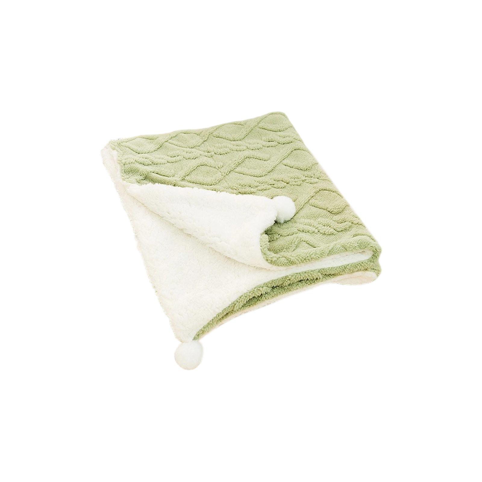 

Pet Blankets For Kittens And Adult Cats As Sleeping Quilts, Thickened Flannel Blankets For Cats Warmth, Dog Bed Mats, And Other Pet Supplies S зелёный