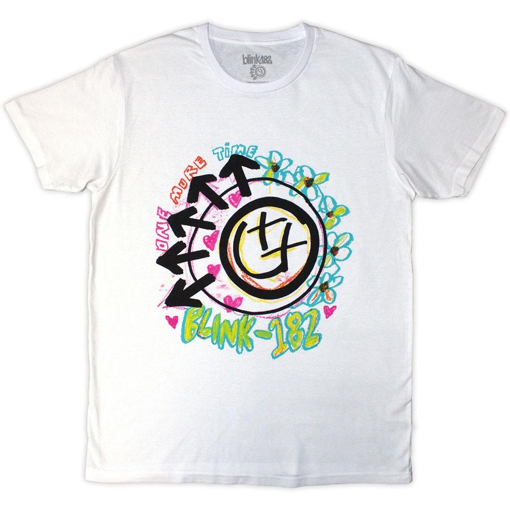 Blink-182 Crayon T-Shirt White New XL