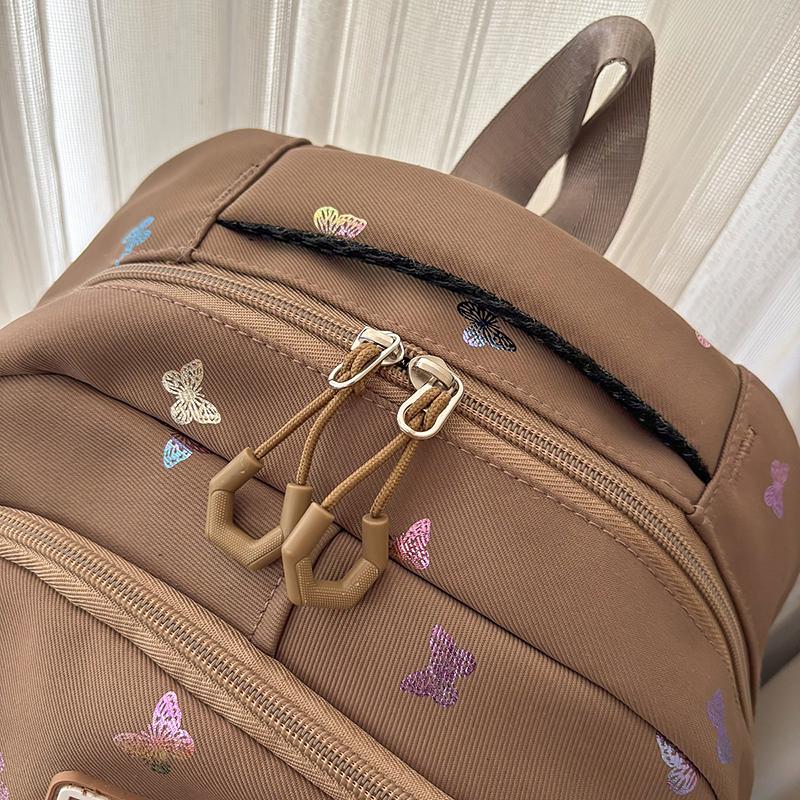 Bear Printed Backpack Student Schoolbag Women's Lightweight Backpack