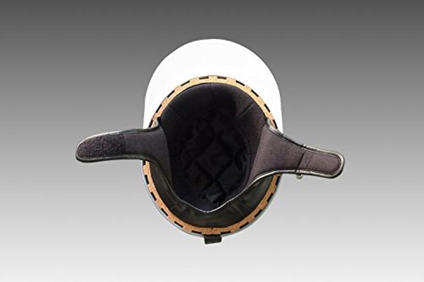 Bike Parts Center Helmet Half Cap Cork Type Gunmetal Free Size Circumference 700106 (Head 57cm~60cm)