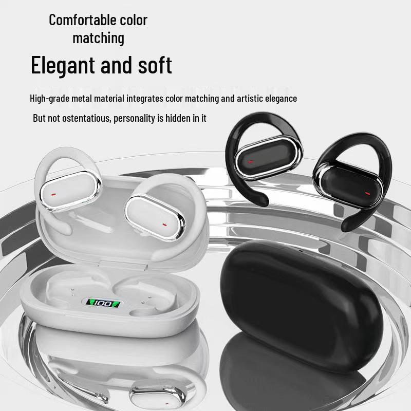 X96 Ear Hook - High-Quality Sound, Bluetooth 5.4, Smart Display, Long Battery, Comfortable Fit, Universal Compatibility