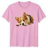 Sleeping Corgi Dog Animals Unisexs TShirt Unisexs Tee Graphic Unisex Top