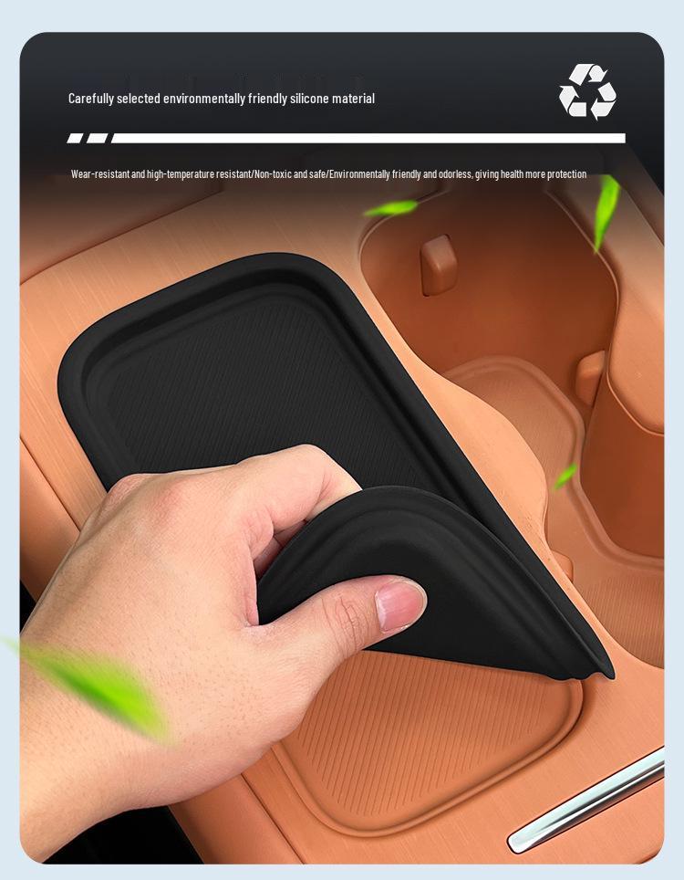 Leaper C10 Wireless Charging Anti-Slip Silicone Pad for Car Interior Protection & Decoration