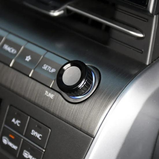 Aluminum Console Audio Volume Control Knob Ring Cover For Hyundai Kona 2024 2025