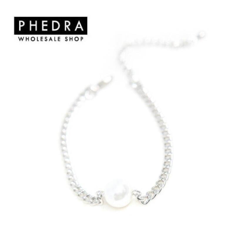 Women's Anniversary Gift Silver Chain Anklet Bracelet