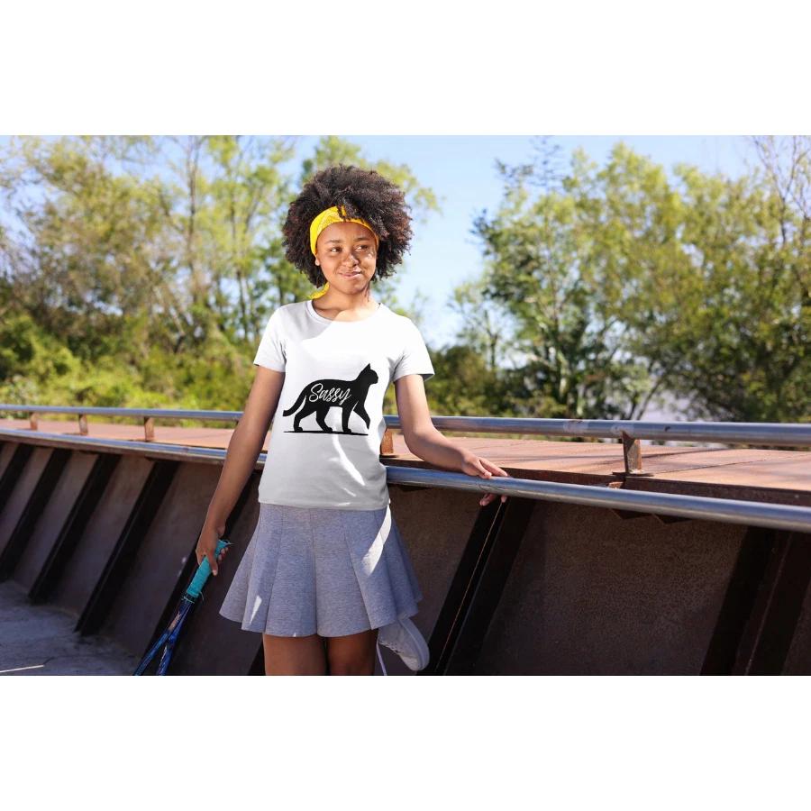 Sassy Cat Unisex Tee, Cat Lovers Gift, Funny Cat Shirt, Sassy Cat Owner Gift 4XL