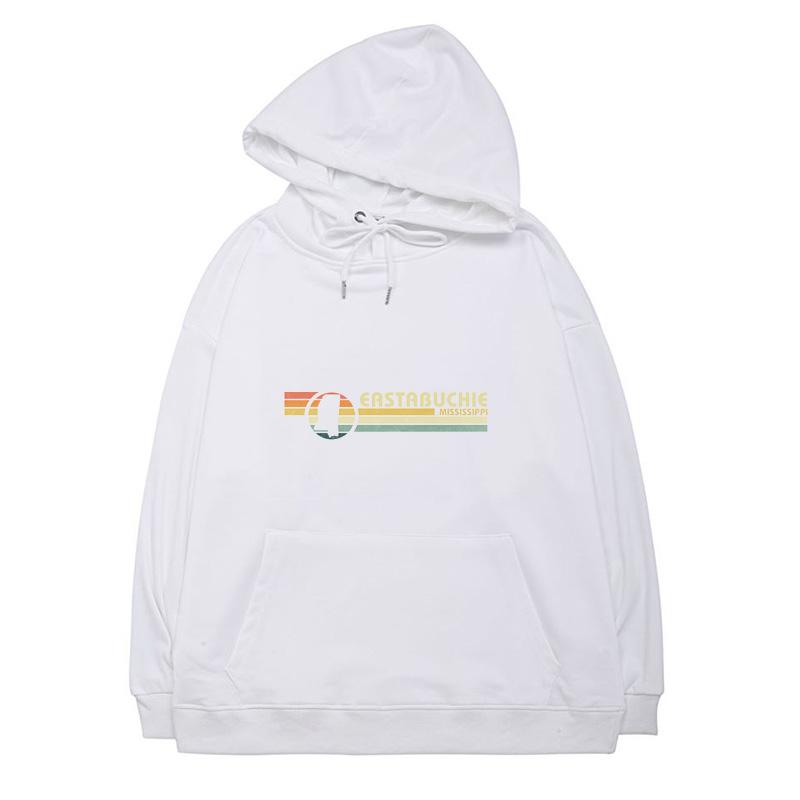 Hoodies For Unisex White Hooded Sweater Eastabuchie Mississippi Vintage