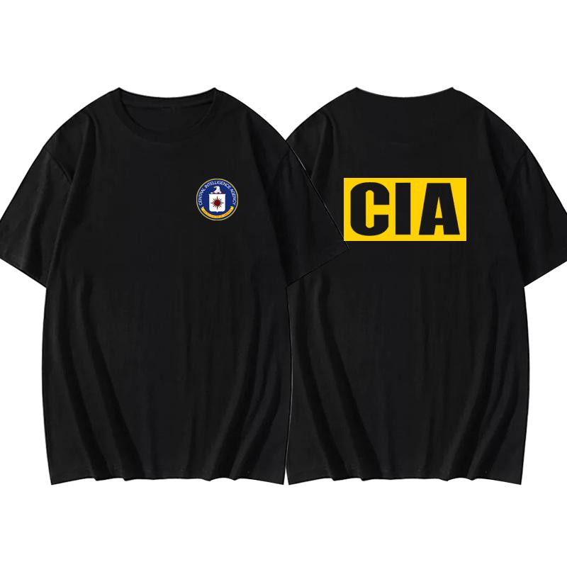 Central Intelligence Agency CIA Agenten Film- und Fernsehserie Rundhals Kurzarm T-Shirt Männer und Frauen Halbarm