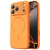 HotFire Ultra-Thin Magsafe Magnetic iPhone 17 Pro Case Matte Skin-Friendly Full-Coverage Shockproof Minimalist Orange