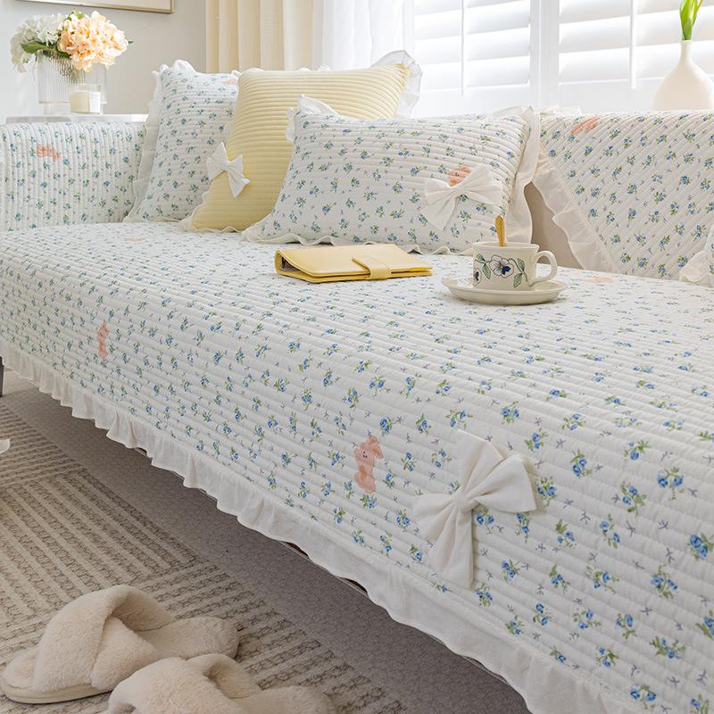 

Маленькая свежая подушка для дивана Four Seasons, обычный хлопковый простой чехол, чехол для полотенца на спинку, полный противоскользящий противоскользящий коврик Four Seasons. 70*70cm