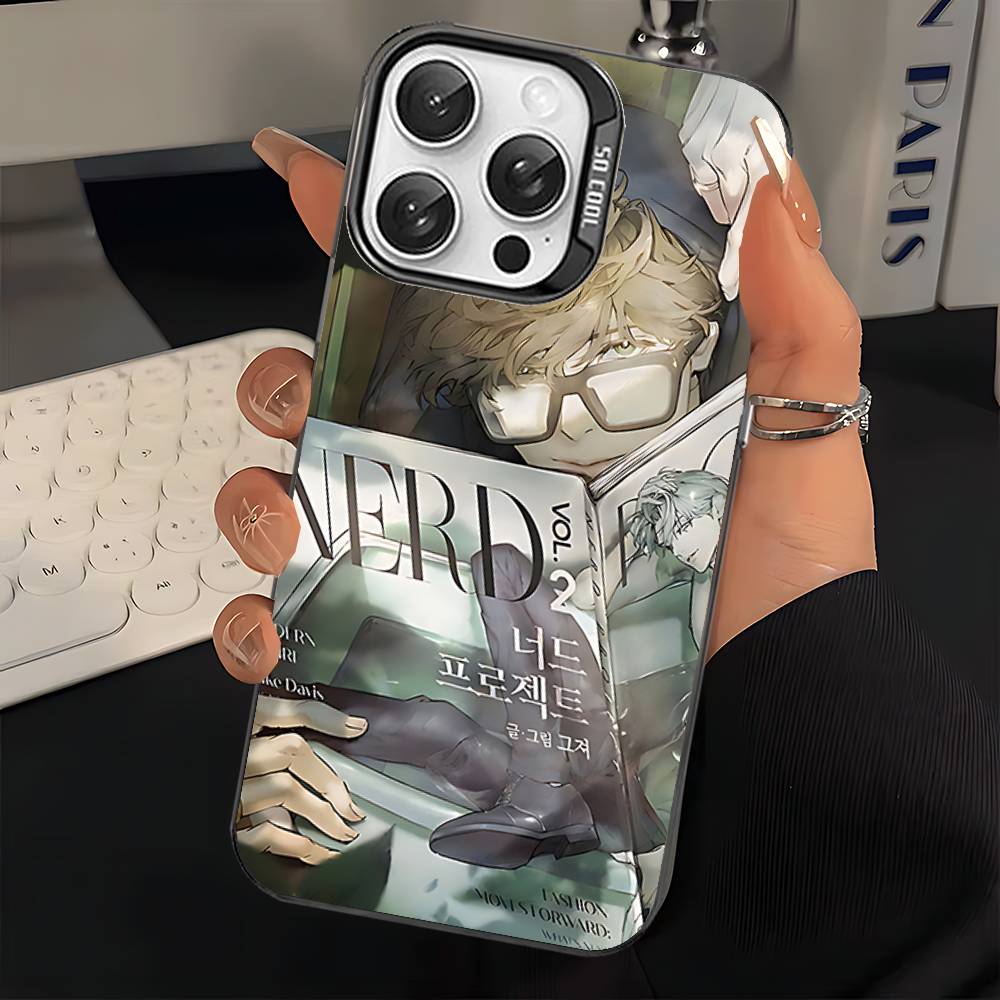 Nerd Project Bl Anime Phone Case For IPhone17 16 15 14 13 12 11 Pro Max Plus Color Matte Fundas