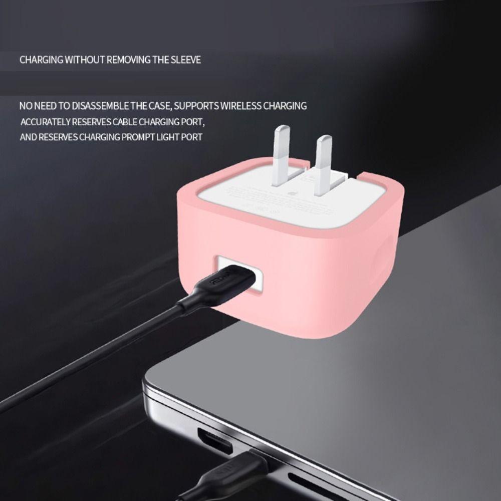 Sturzsicherer Ladeadapter-Hülle Silikon-Schutzhülle Netzteilabdeckung für Apple Ladegerät 40W